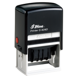 S-828D - Shiny S-828D Custom Self-Inking Date Stamp