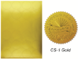 EMBOSSER_FOIL_STICKER_GOLD_50MM - GOLD 50mm