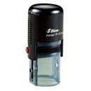 Shiny R-524 Round Custom Self-Inking Rubber Stamp. Impression Size:22mm. Up to 5 Lines of Custom Text.