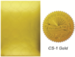 EMBOSSER_FOIL_STICKER_GOLD_41MM - GOLD 41mm