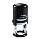 Shiny R-532 Round Custom Self-Inking Stamp. Impression Size: 30mm Diameter. Up to 5 Lines of Custom Text.