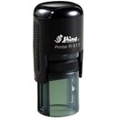 Shiny R-517 Round Custom Self-Inking Rubber Stamp. Impression Size: 15mm Diameter. Up to 3 Lines of Custom Text, Upload your image to suit.