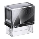 Colop P50 Custom Self Inking Rubber Stamp. Impression: 67mm x 28mm. Recommended 1-6 lines of text. Shop more self-inking rubber stamps on our website. Delivery to all major cities Sydney, Melbourne, Brisbane, Adelaide and Perth.