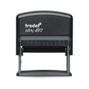 Impression 48 x 8mm. Recommended 1-2 lines of text. Shop more custom self-inking stamps on our website. Delivery to all major cities Sydney, Melbourne, Brisbane, and Perth.