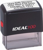 Ideal 100 Self-Inking Stamp