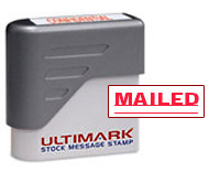 MAILED STOCK MESSAGE STAMPS