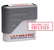 PACKING LIST ENCLOSED STOCK MESSAGE STAMPS