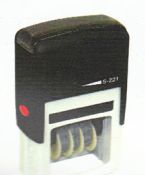 S-221 Self-inking date stamp (RED)