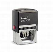 Printy Dater Self Inking. Custom Text above and below date. 58 x 38mm.